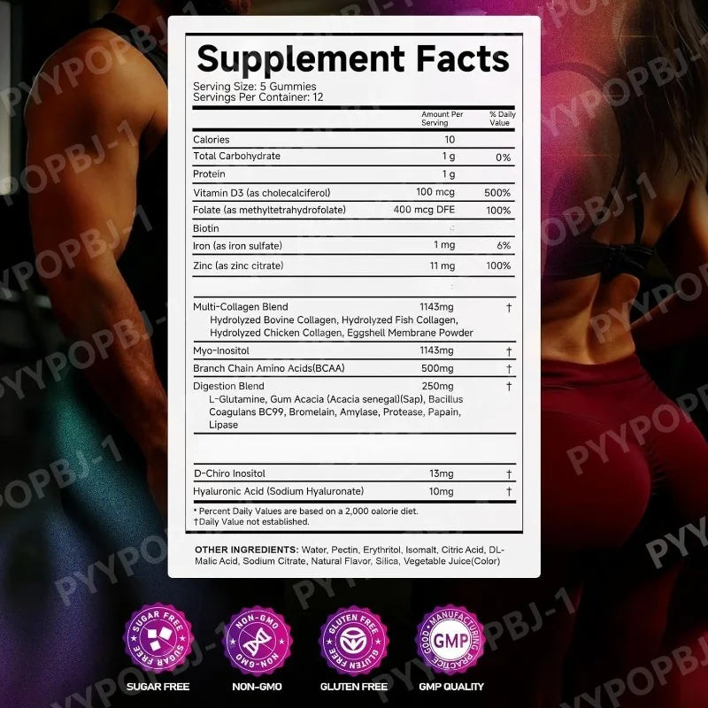 Kixora™ Peach Perfect Creatine Gummies