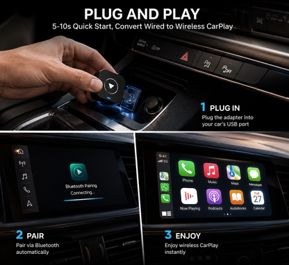 Kixora Wireless CarPlay & Android Auto Adapter
