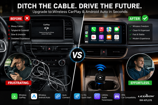 Kixora Wireless CarPlay & Android Auto Adapter