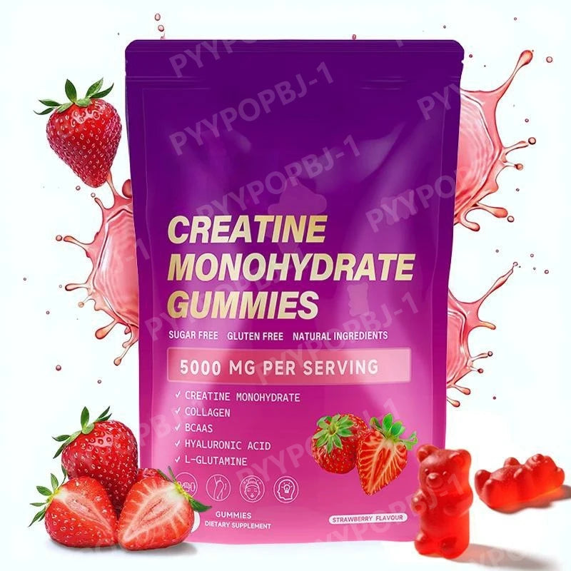 Kixora™ Peach Perfect Creatine Gummies